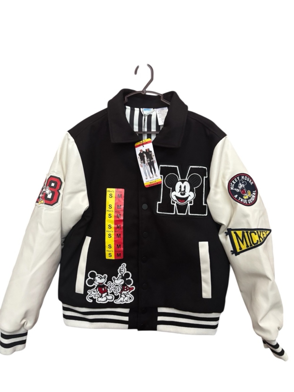 Disney Varsity Letterman Jacket Mickey Mouse Unisex